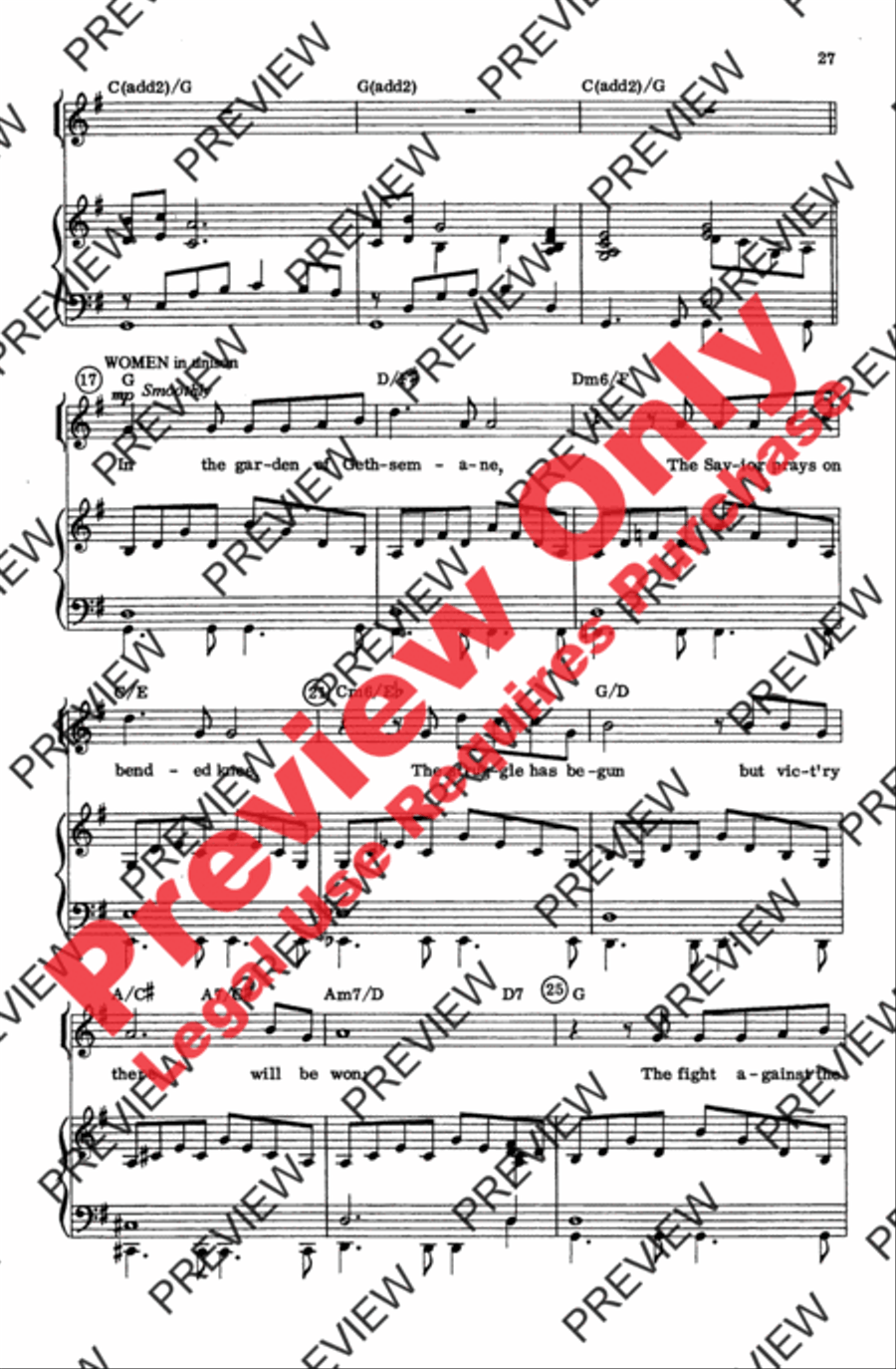 Then Came Sunday 4-Part scores gallery preview page 12