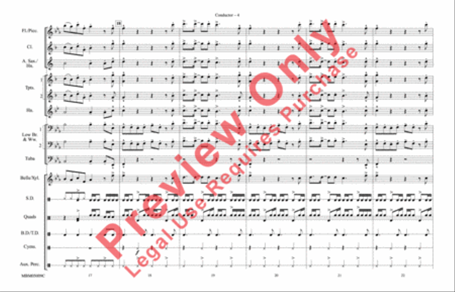 Le Freak Marching Band scores gallery preview page 5