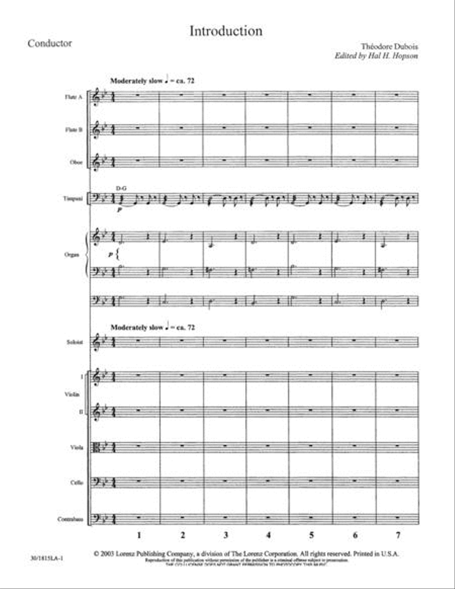 The Seven Last Words of Christ - Conductor's Score Choir scores gallery preview page 2