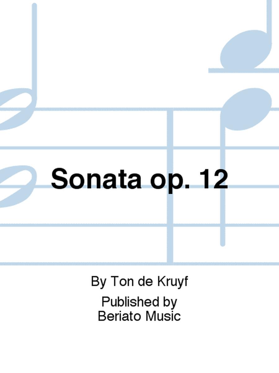 Sonata op. 12