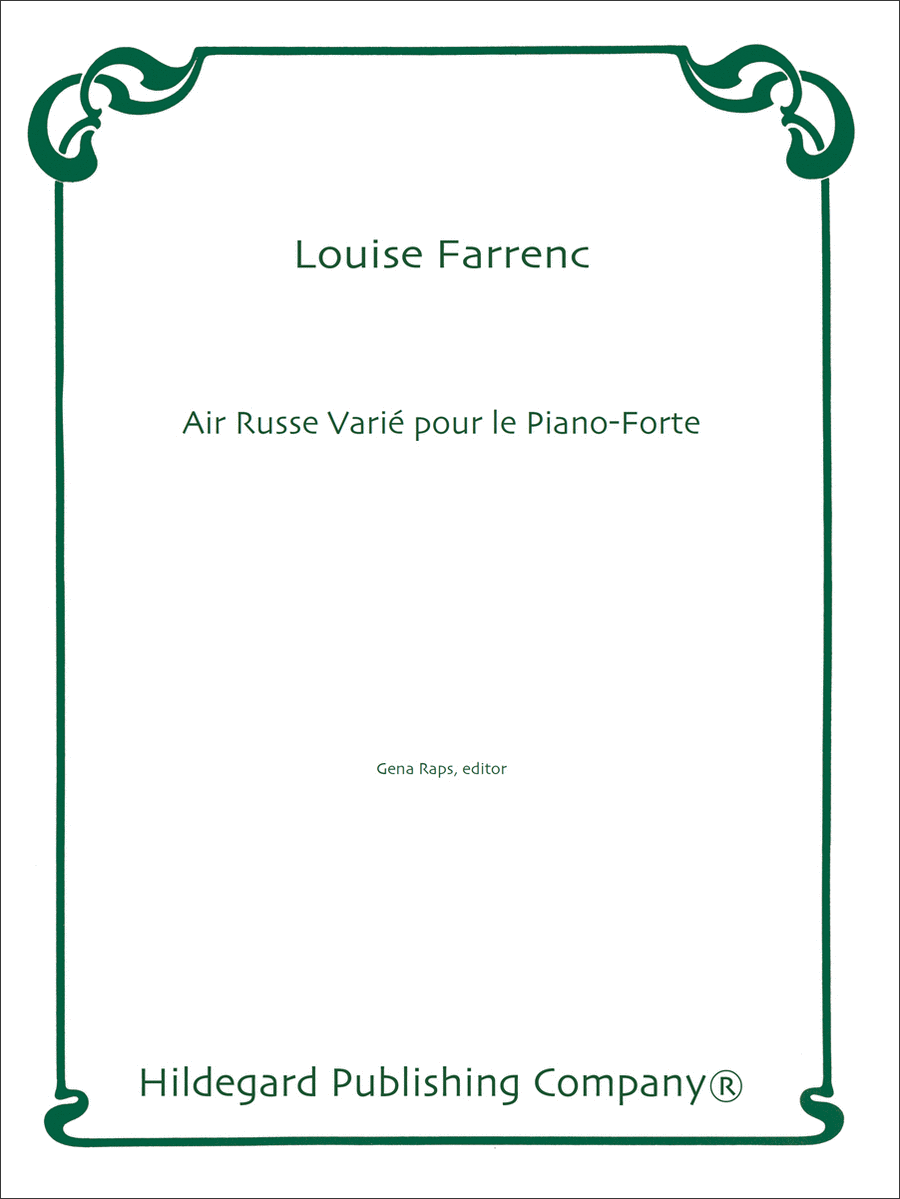 Air Russe Varie Chamber Music scores gallery preview page 1