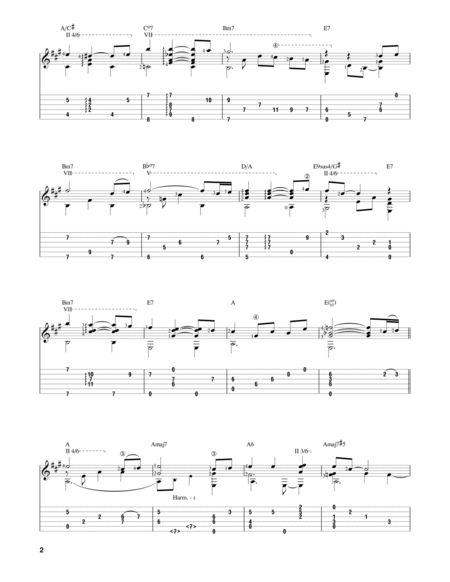 La La Lu (from Lady And The Tramp) by Sonny Burke - Solo Guitar - Guitar  Instructor