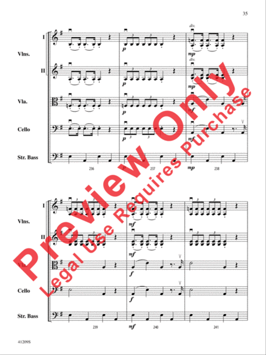 The Wizard of Oz String Orchestra scores gallery preview page 36
