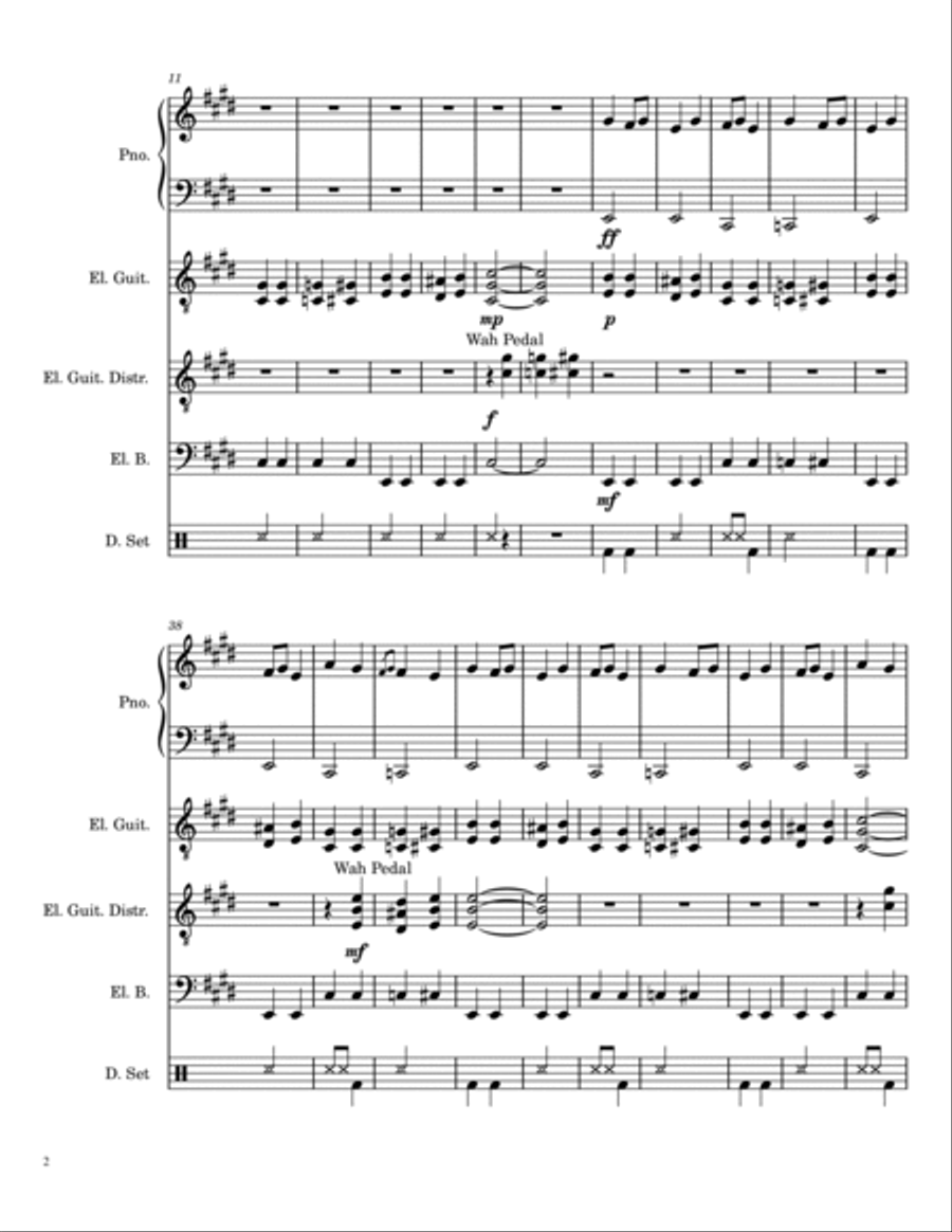 Christmas Drag Small Ensemble scores gallery preview page 2