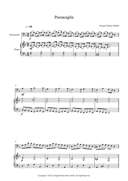 Passacaglia - George Frideric Handel (Cello + Piano) image number null