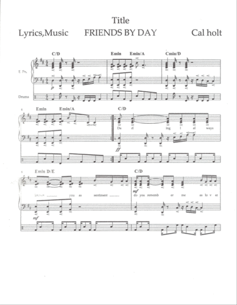Friends by day Voice scores gallery preview page 2