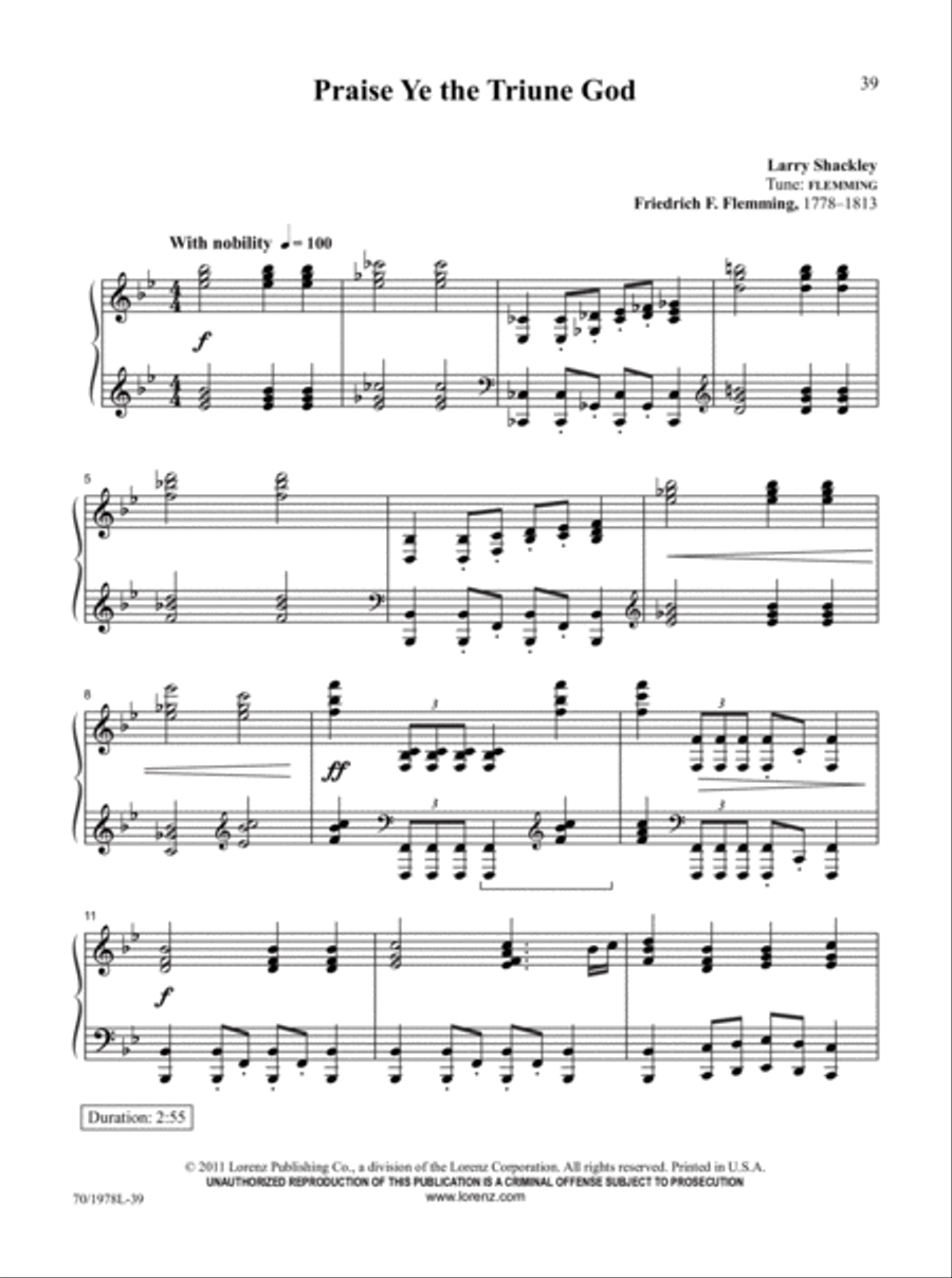 The Church Pianist's Library, Vol. 18 Piano Solo scores gallery preview page 15
