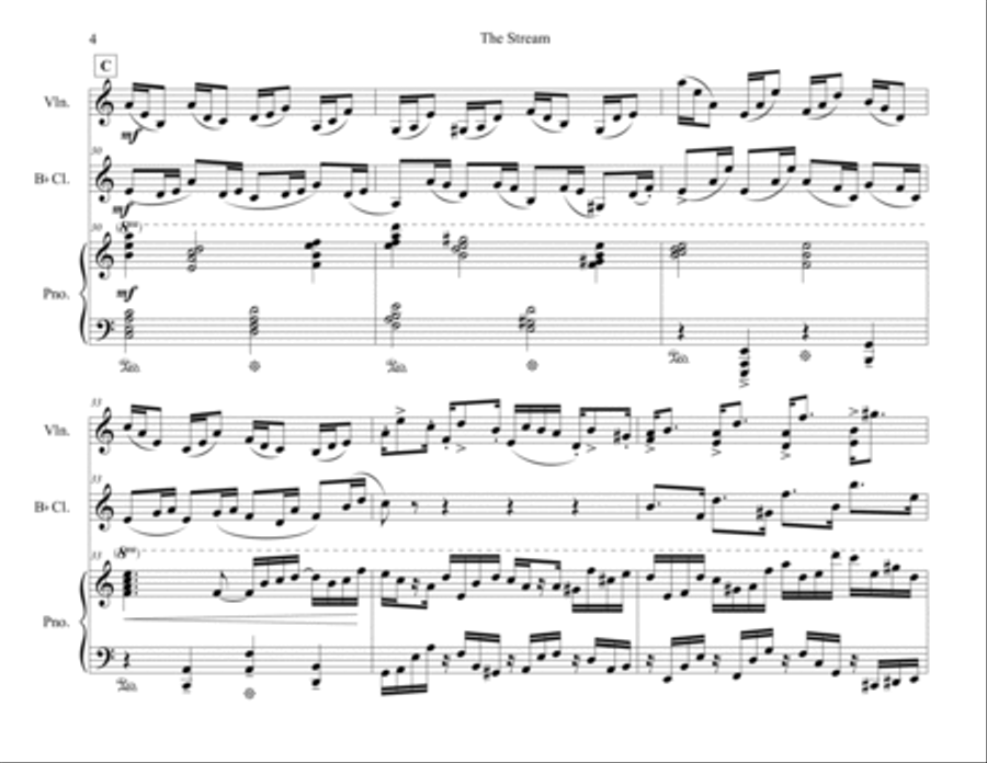 The Stream Clarinet scores gallery preview page 4
