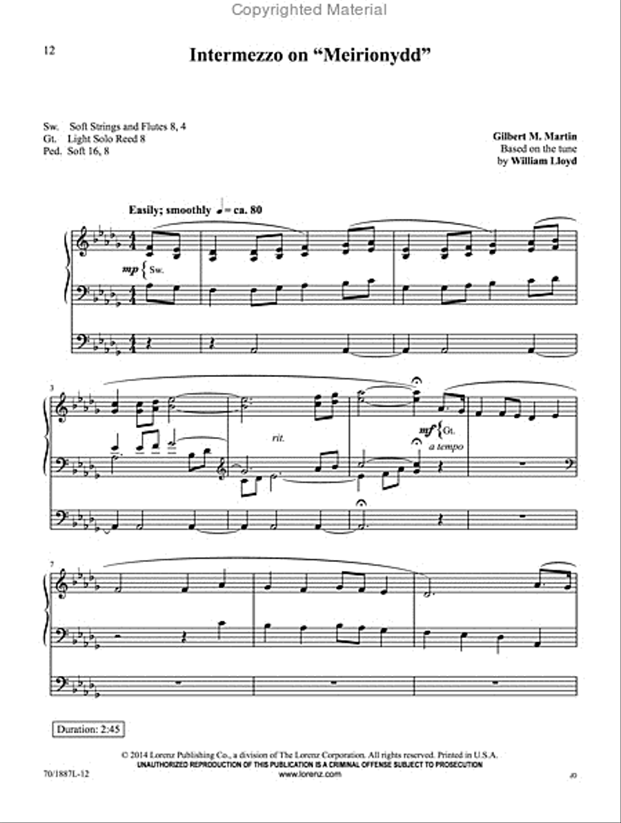 Hymns of Joyful Praise Hymns of Joyful Praise Organ Solo scores gallery preview page 7