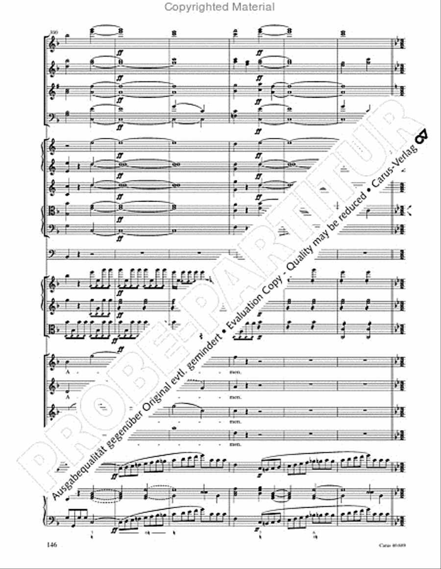Missa solemnis Missa solemnis 4-Part scores gallery preview page 162
