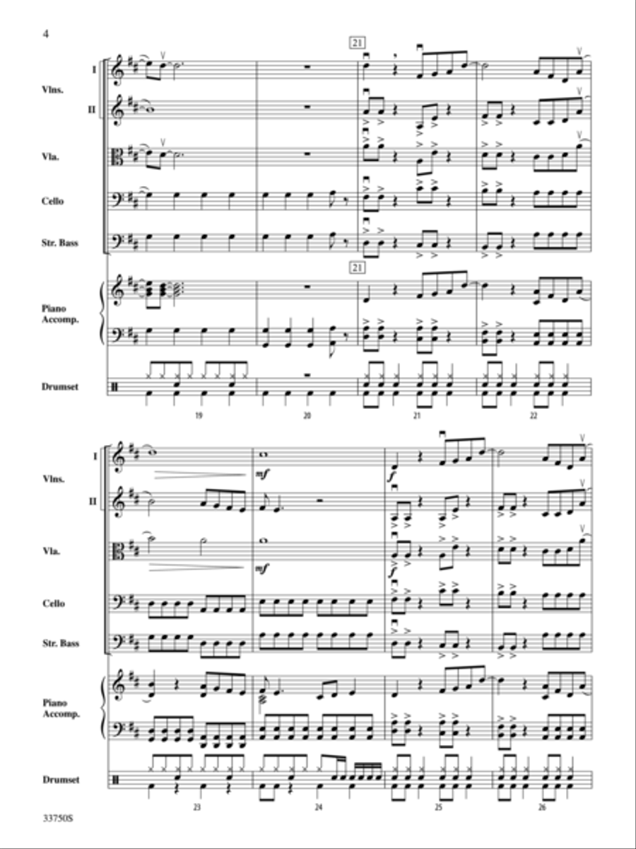 21 Guns String Orchestra scores gallery preview page 4