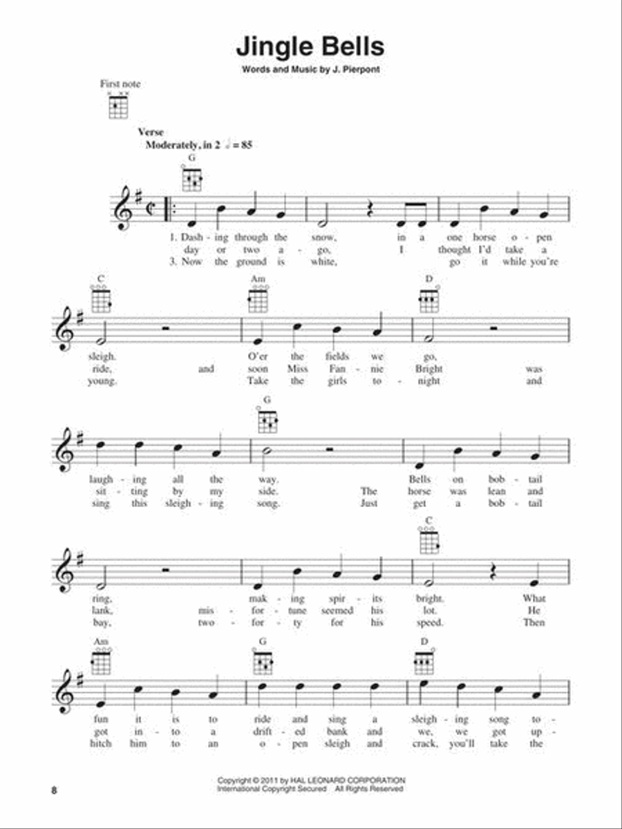 Christmas Strumming Ukulele scores gallery preview page 5
