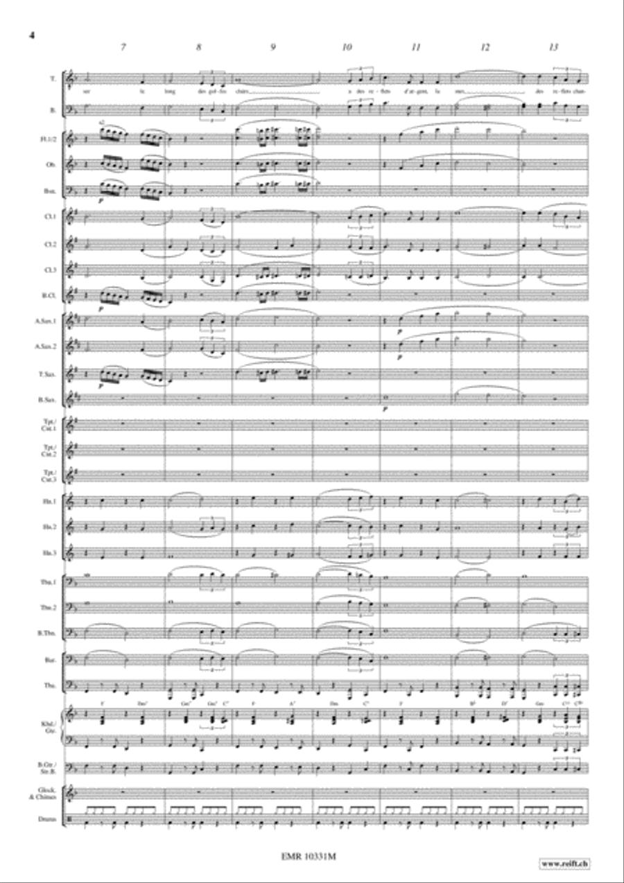 La Mer La Mer Men's Choir scores gallery preview page 5