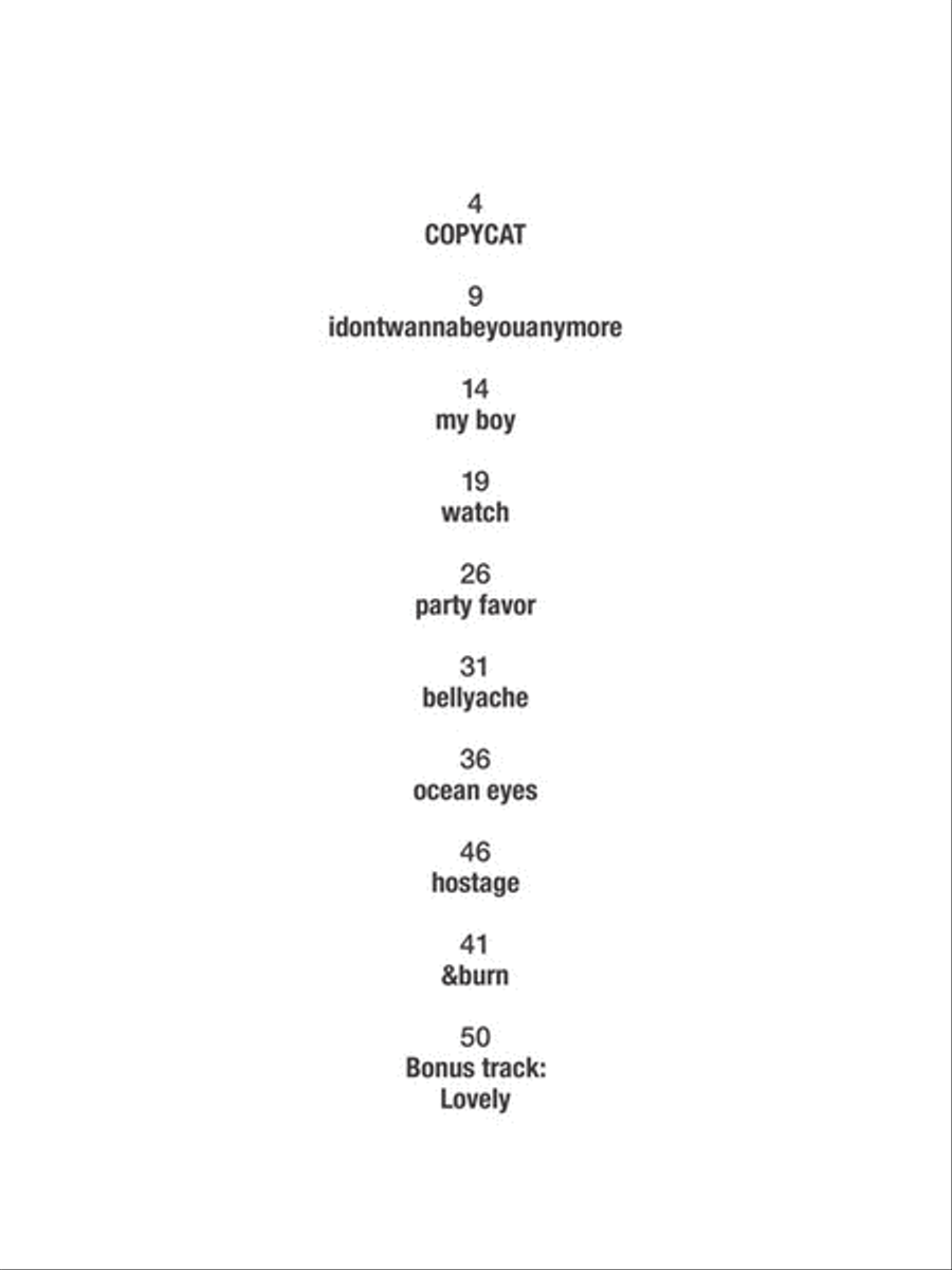 Billie Eilish – Don't Smile at Me Piano, Vocal, Guitar scores gallery preview page 3