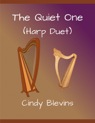 Book cover for The Quiet One, Harp Duet