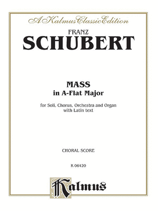 Book cover for Mass in A-flat Major