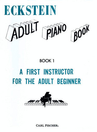 Book cover for Eckstein Adult Piano Book
