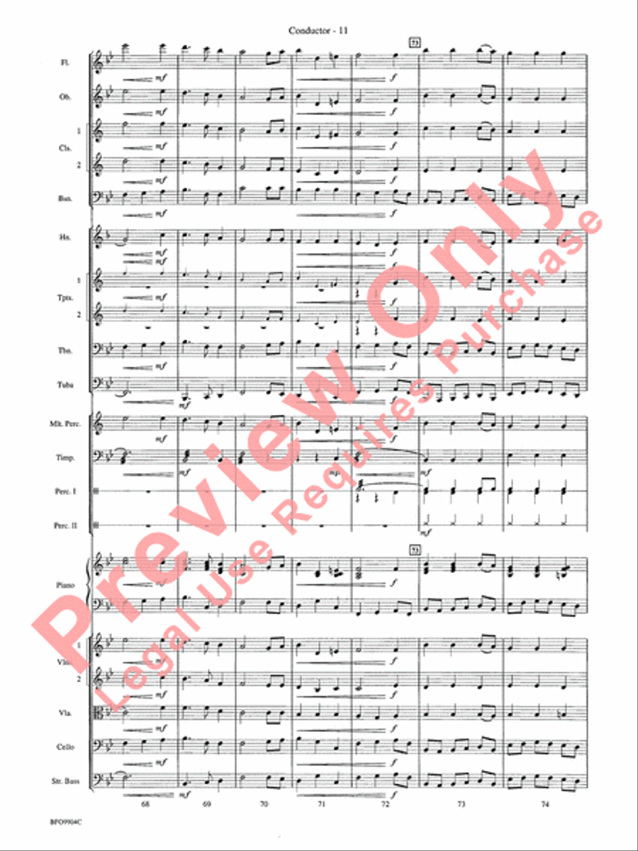 Commencement Suite Full Orchestra scores gallery preview page 14