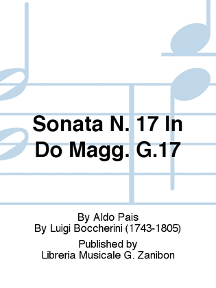 Book cover for Sonata N. 17 In Do Magg. G.17