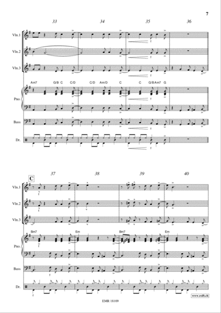 Kumbaya Kumbaya Violin scores gallery preview page 7