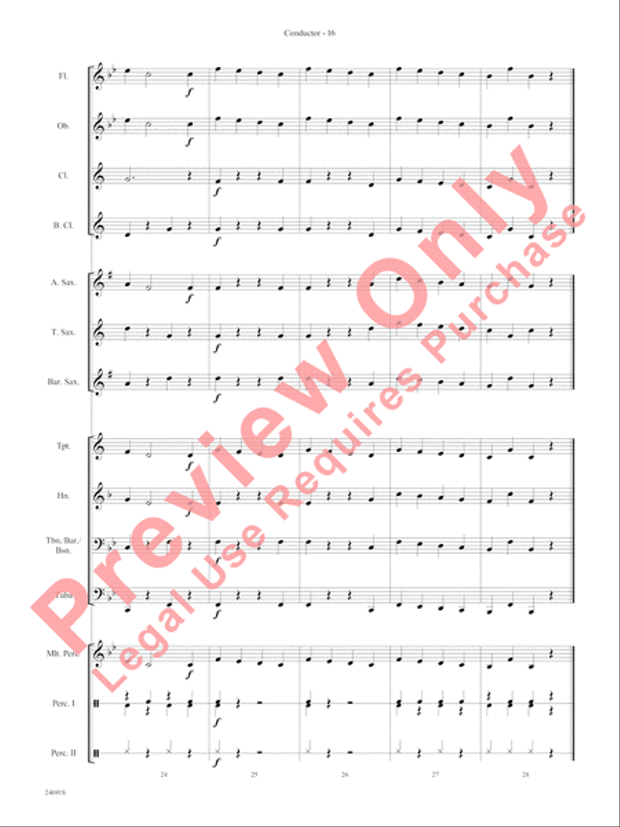 Belwin Very Beginning Band Kit #2 Concert Band scores gallery preview page 19