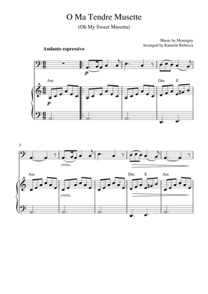 O Ma Tendre Musette (Oh My Sweet Musetta) (cello solo and piano accompaniment)