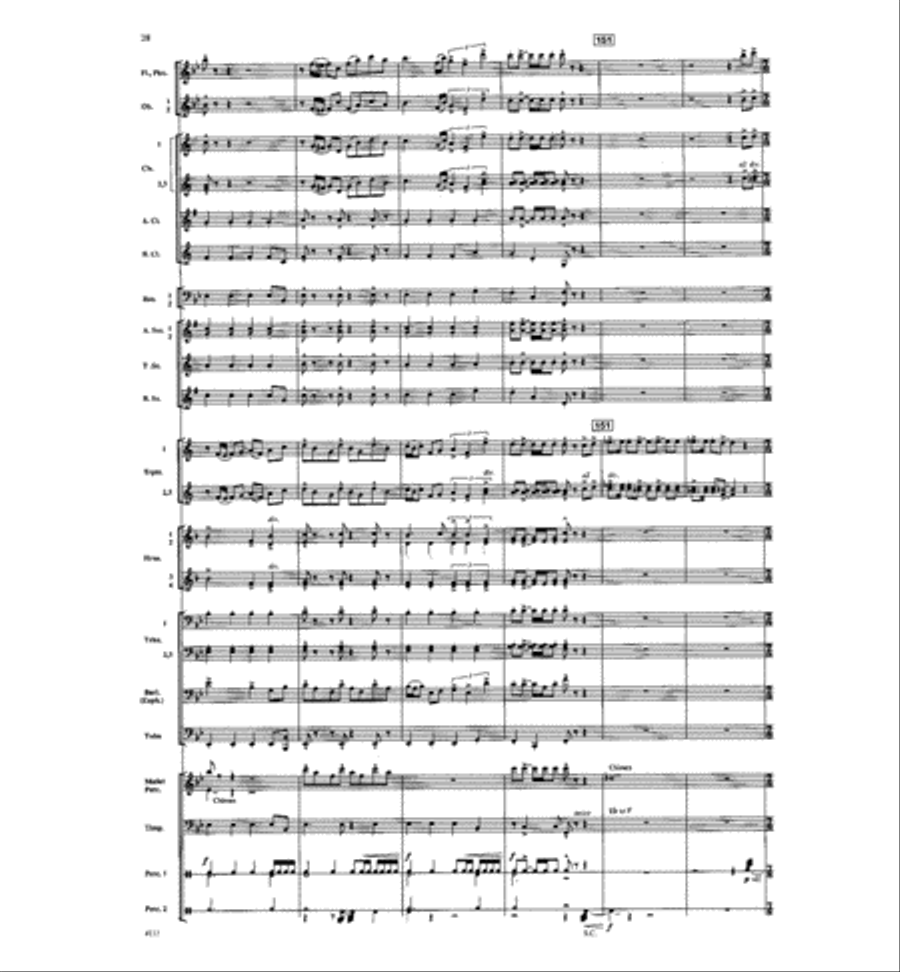 Dawn of a New Day Concert Band scores gallery preview page 27