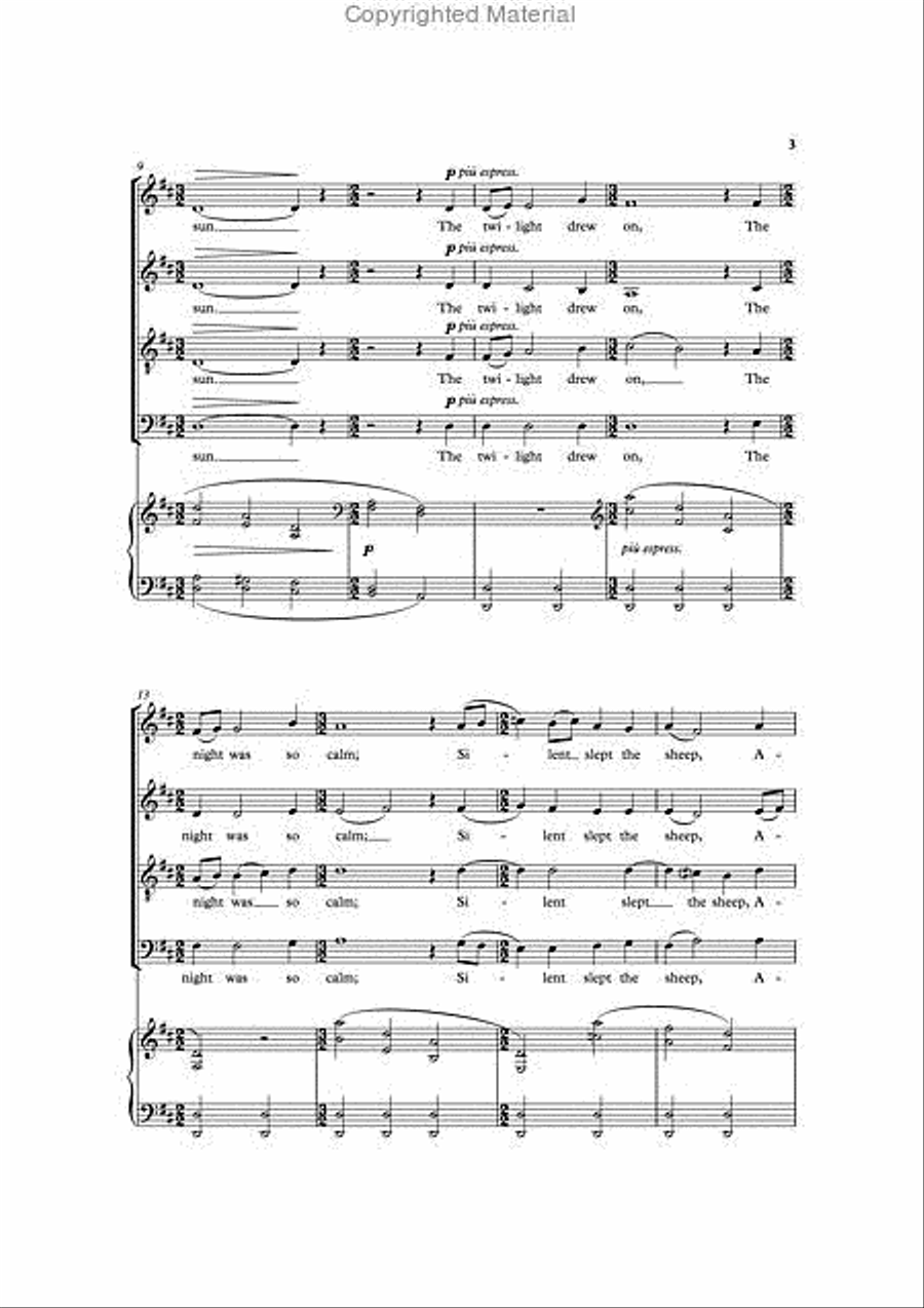 A baby so small, a message so great 4-Part scores gallery preview page 3