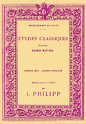 Book cover for Etudes Classiques - Tirees Des Grands Maitres Premiere Series