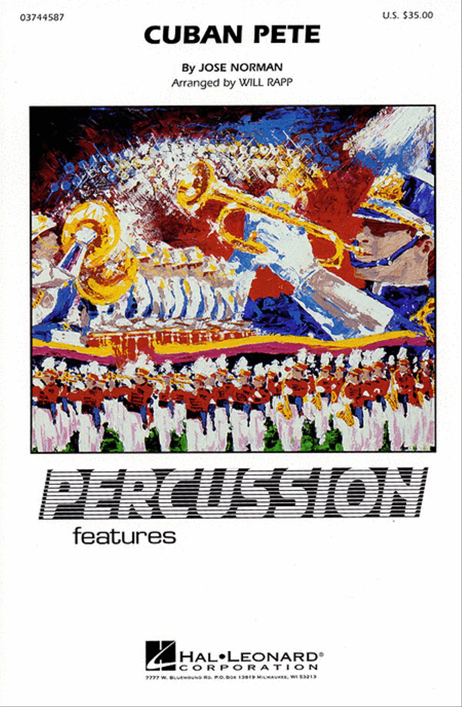 Cuban Pete (Percussion Feature) Marching Band scores gallery preview page 1