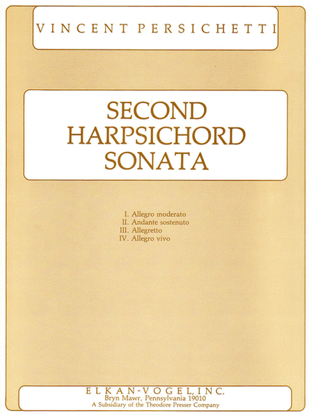 Second Harpsichord Sonata