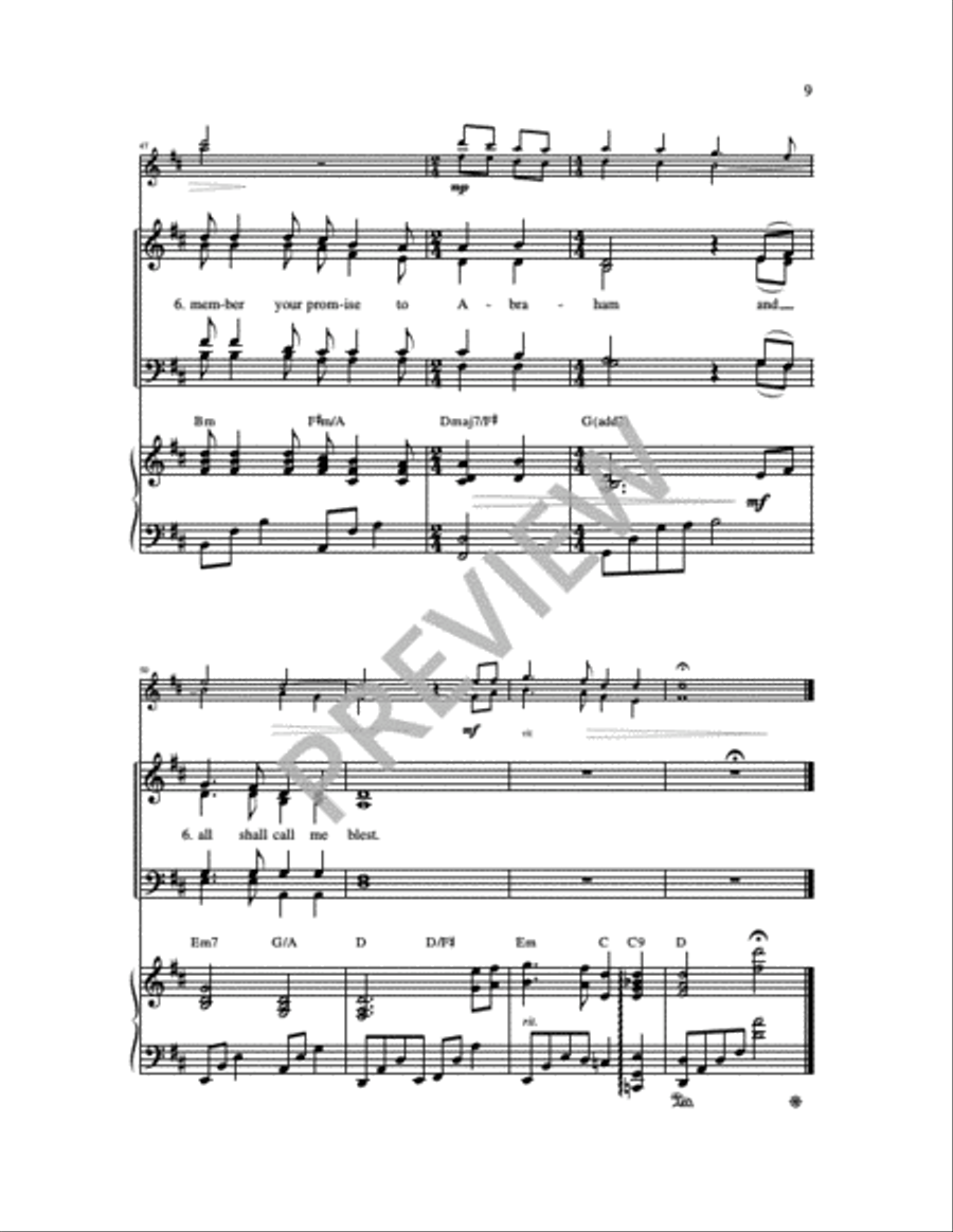 Magnificat 4-Part scores gallery preview page 17