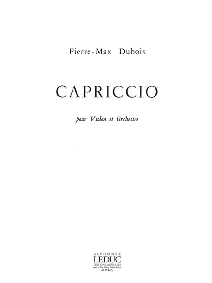 Capriccio (violin & Piano)