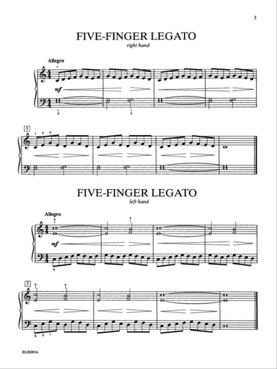 Czerny-Schaum, Book 1 Piano Method scores gallery preview page 3