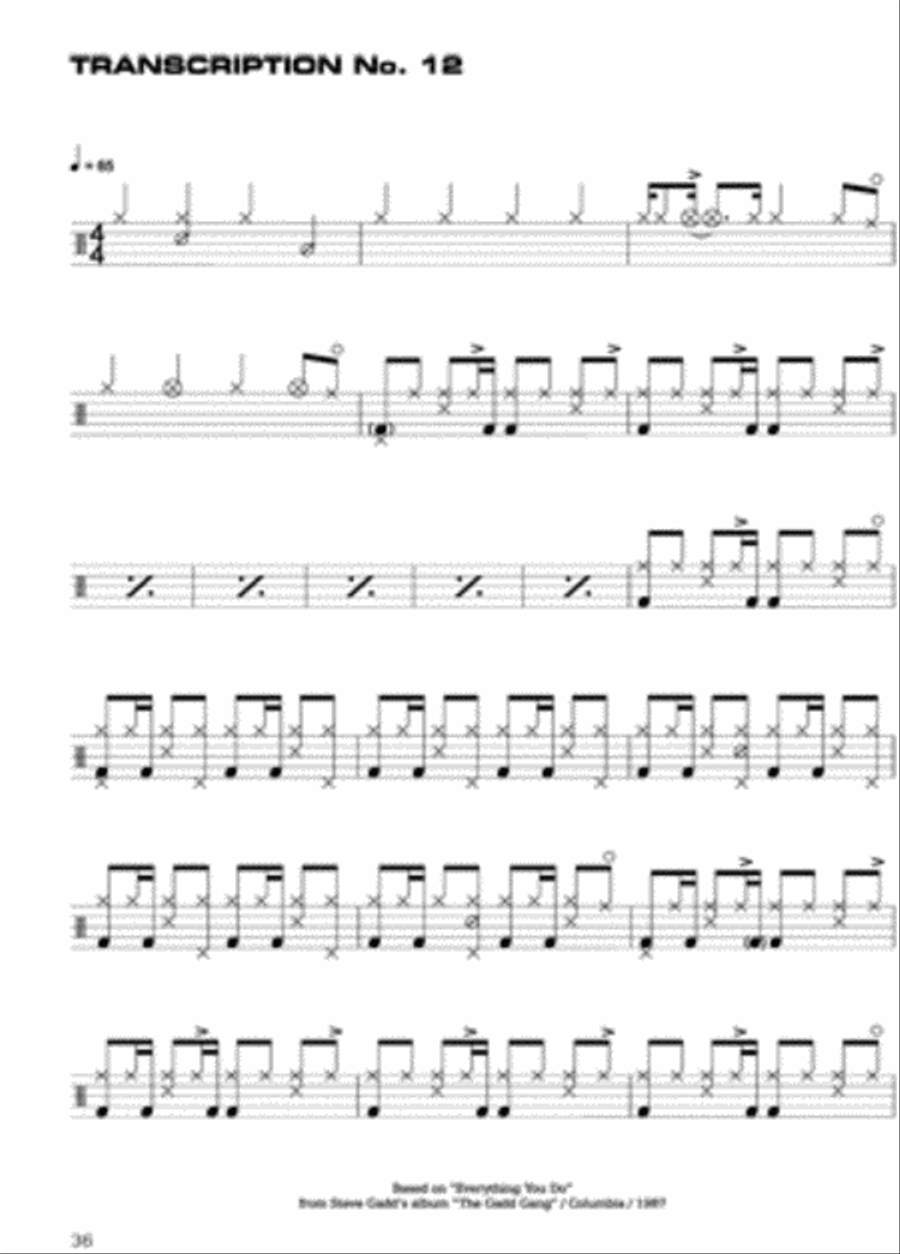 Steve Gadd Transcriptions Drum Set scores gallery preview page 2