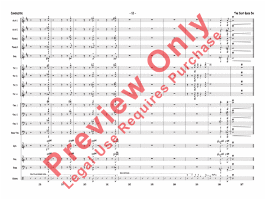 The Beat Goes On Jazz Ensemble scores gallery preview page 23