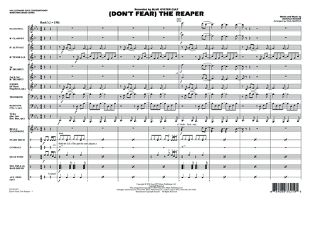 (Don't Fear) The Reaper - Full Score