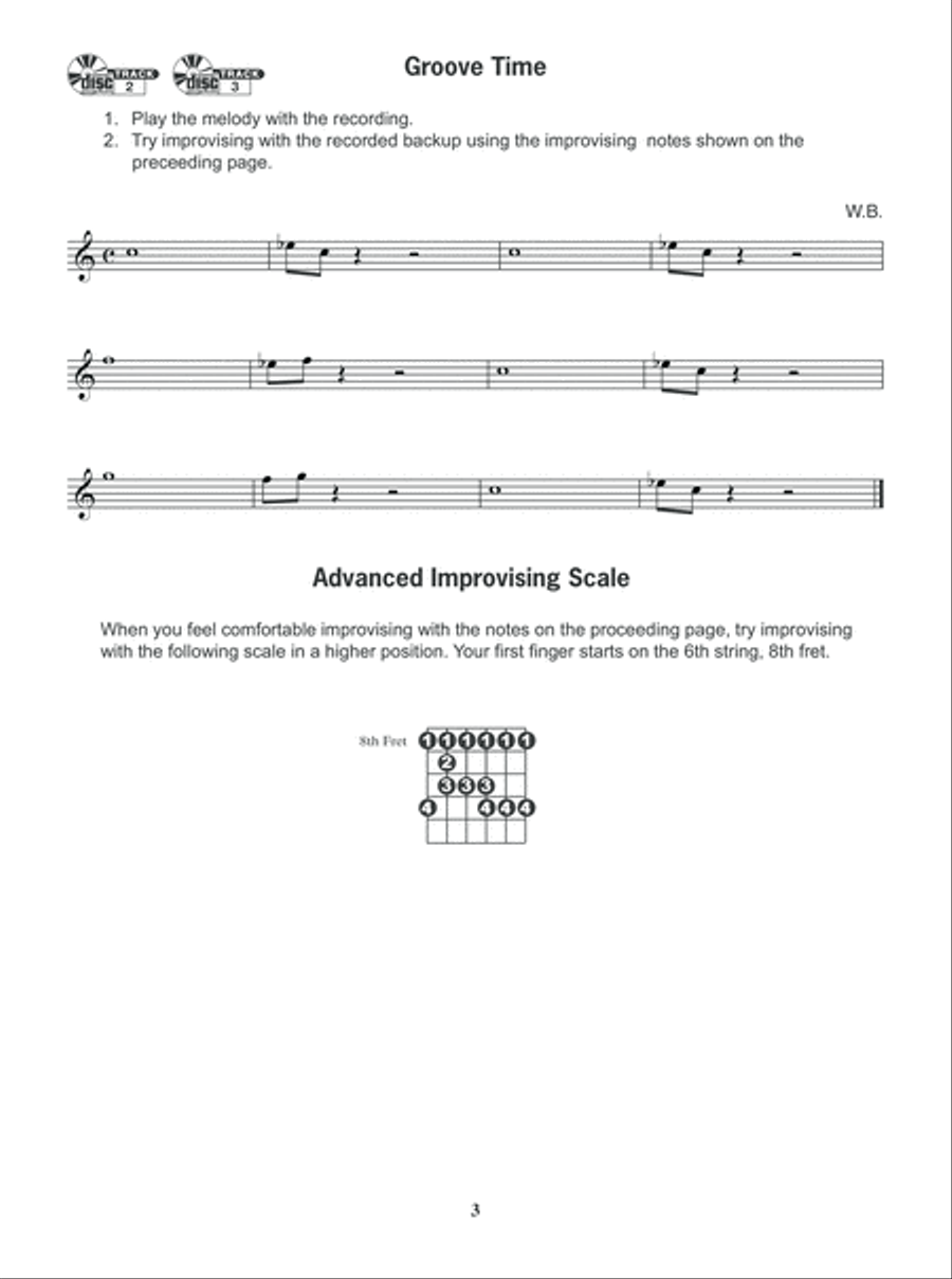 Modern Guitar Method Grade 1: Blues Jam Play-Along image number null