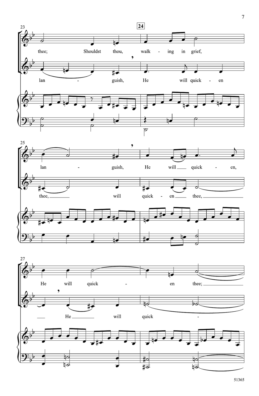 He, Watching Over Israel Choir scores gallery preview page 6