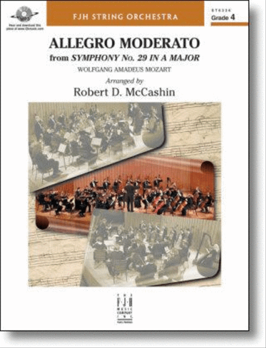 Allegro Moderato String Orchestra scores gallery preview page 1