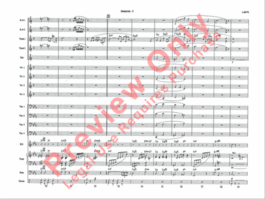 Lisette Lisette Jazz Ensemble scores gallery preview page 5