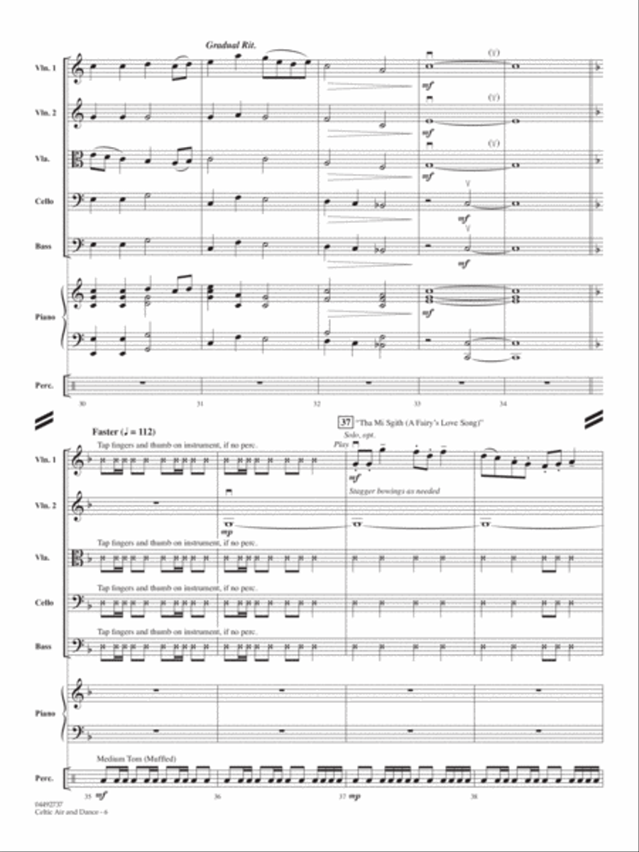 Celtic Air And Dance - Conductor Score (Full Score) String Orchestra scores gallery preview page 5
