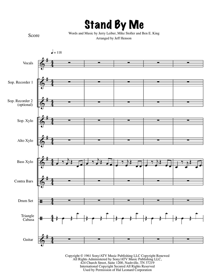 Stand By Me Large Ensemble scores gallery preview page 4