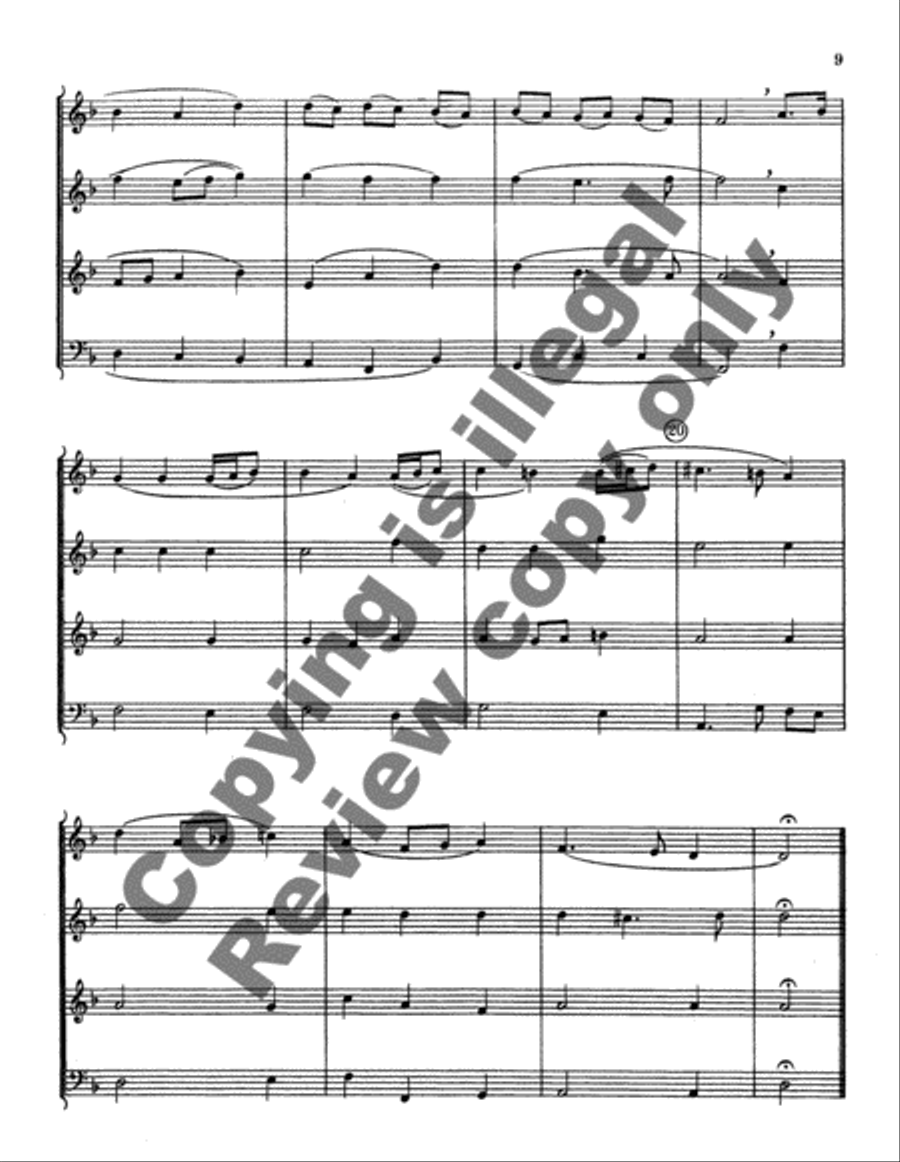 Ten Songs and Dances of the Playhouse 4-Part scores gallery preview page 7