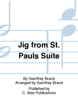 Book cover for Jig from St. Pauls Suite