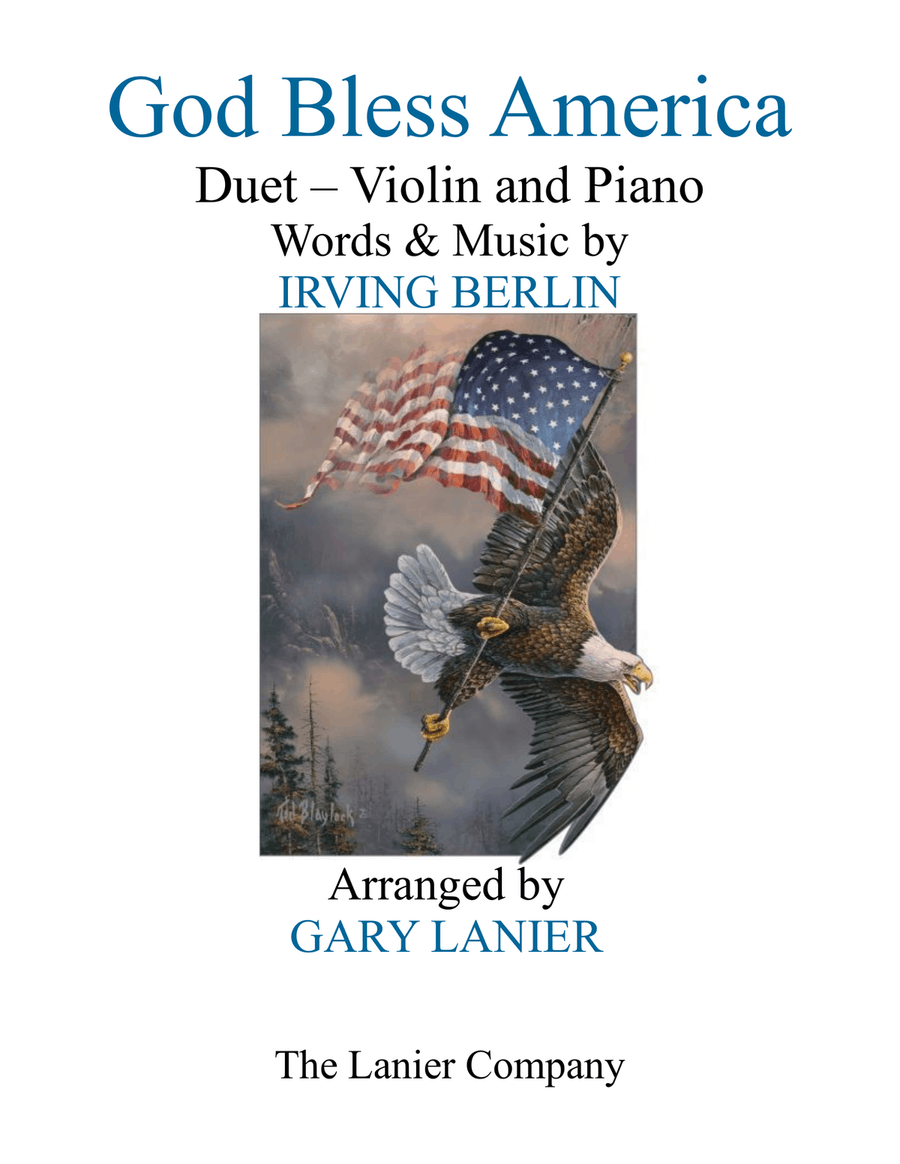 God Bless America God Bless America Violin Solo scores gallery preview page 1