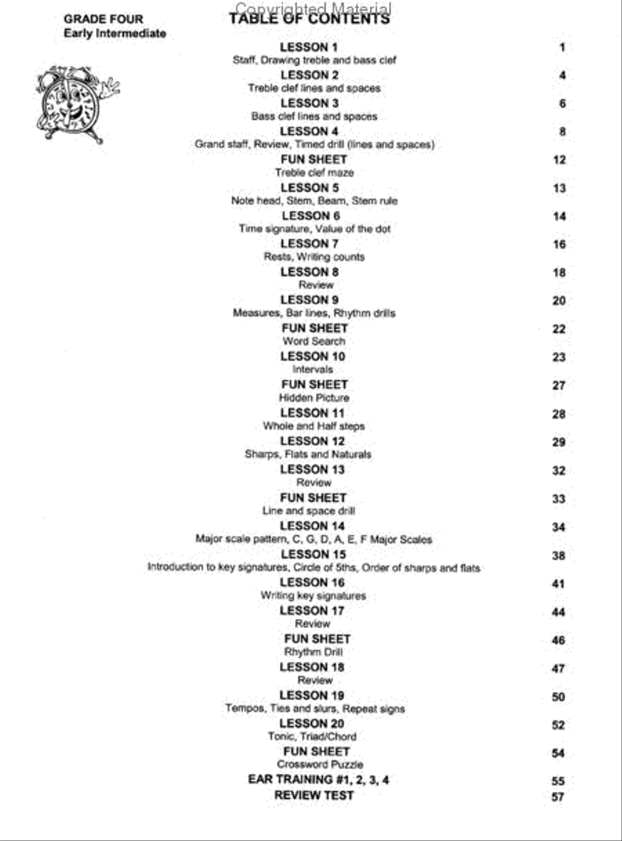 Theory Time Grade 4 Workbook