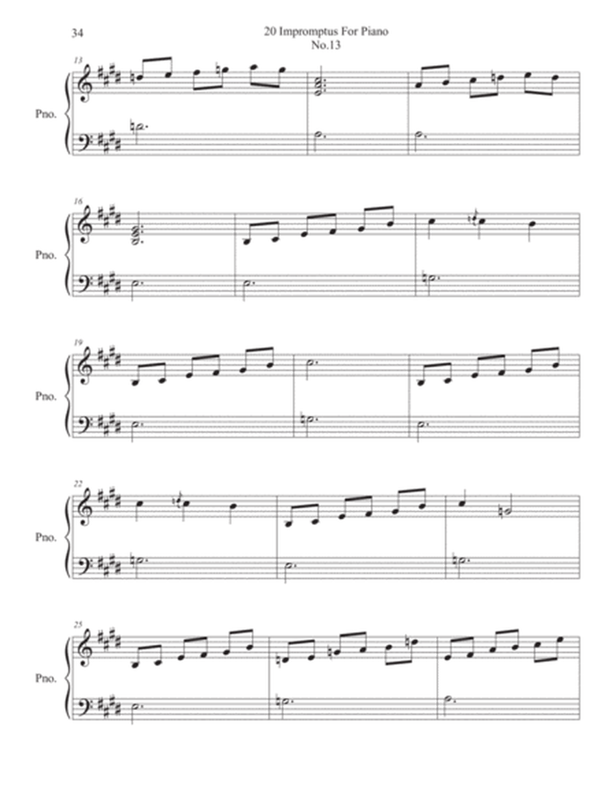 Impromptu No.13 For Piano