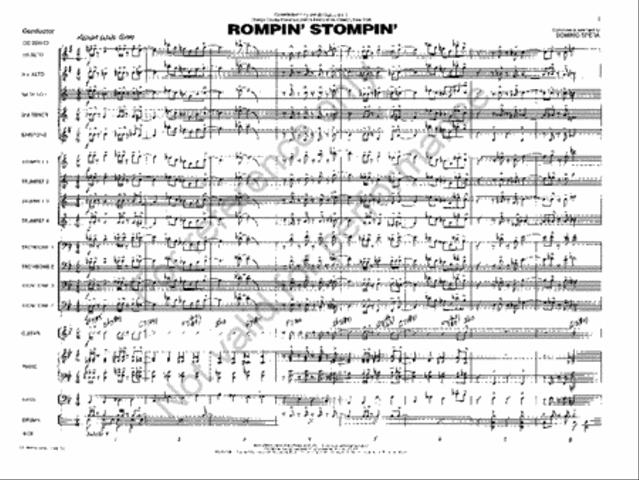 Rompin' Stompin' Jazz Ensemble scores gallery preview page 2