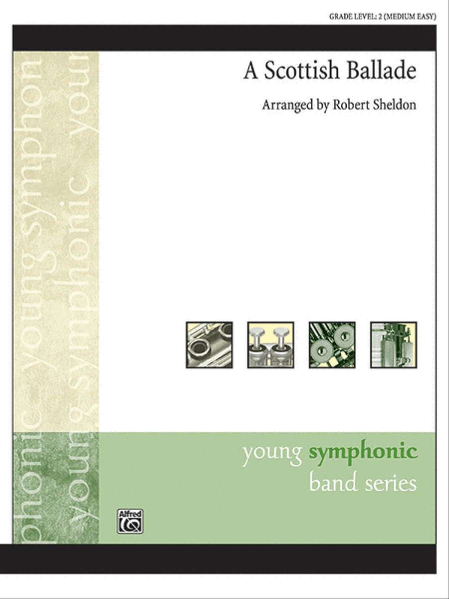 A Scottish Ballade Concert Band scores gallery preview page 1